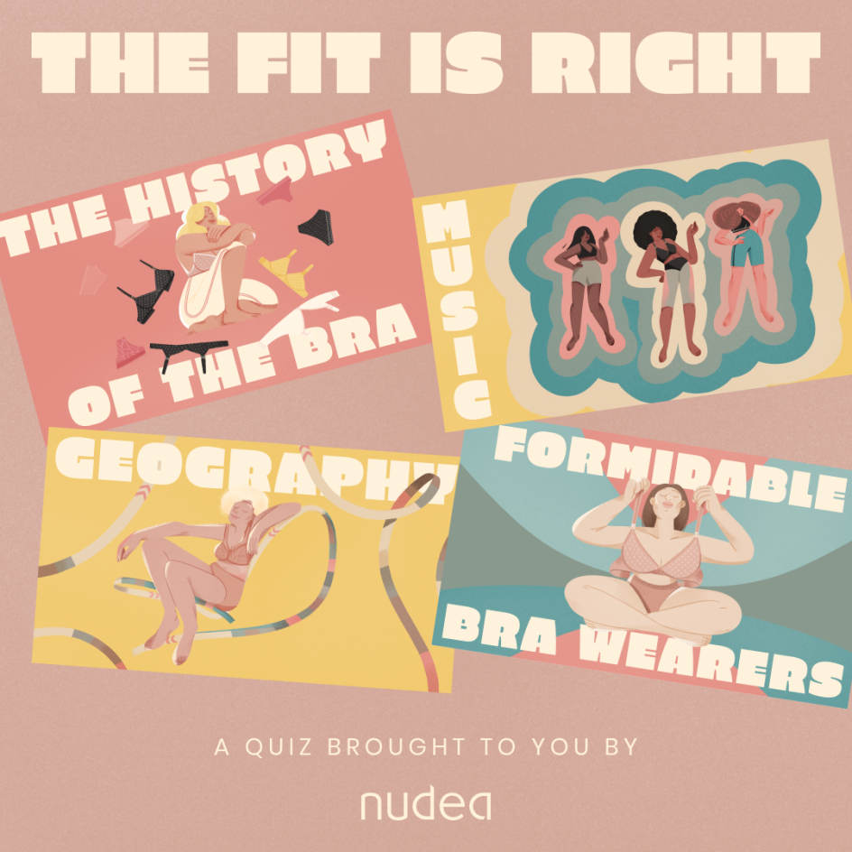 Quiz illustrations by Eugenia Mello for NUDEA