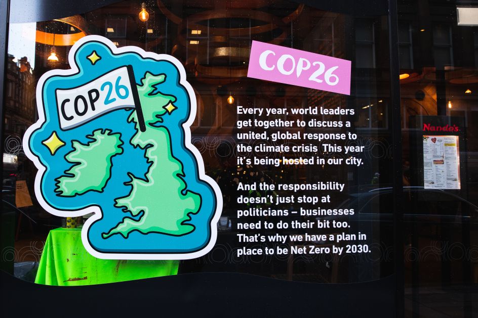Nando's in Glasgow for Cop26