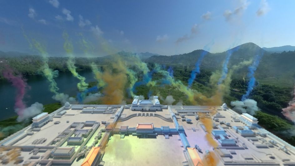 Still for VR work Sleepwalking in the Forbidden City. Courtesy Cai Studio
