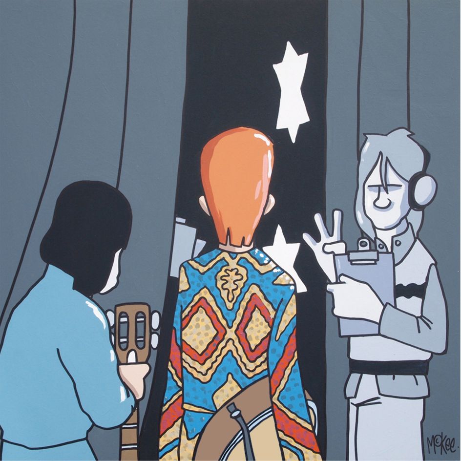 Three Minutes to Lift Off Mr Stardust © Pete McKee