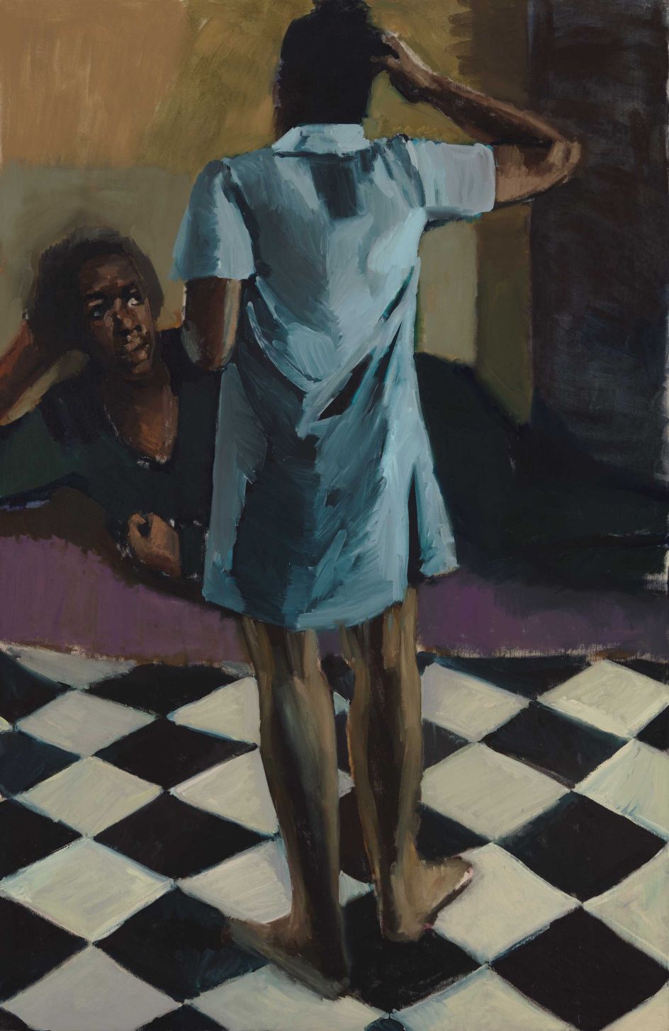 Lynette Yiadom-Boakye – To Improvise a Mountain 2018 Private Collection © Courtesy of Lynette Yiadom-Boakye Photo: Marcus Leith