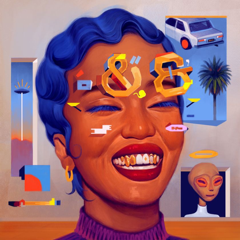 Sam Rodriguez's graffiti-inspired portraits depict people in their unseen entirety
