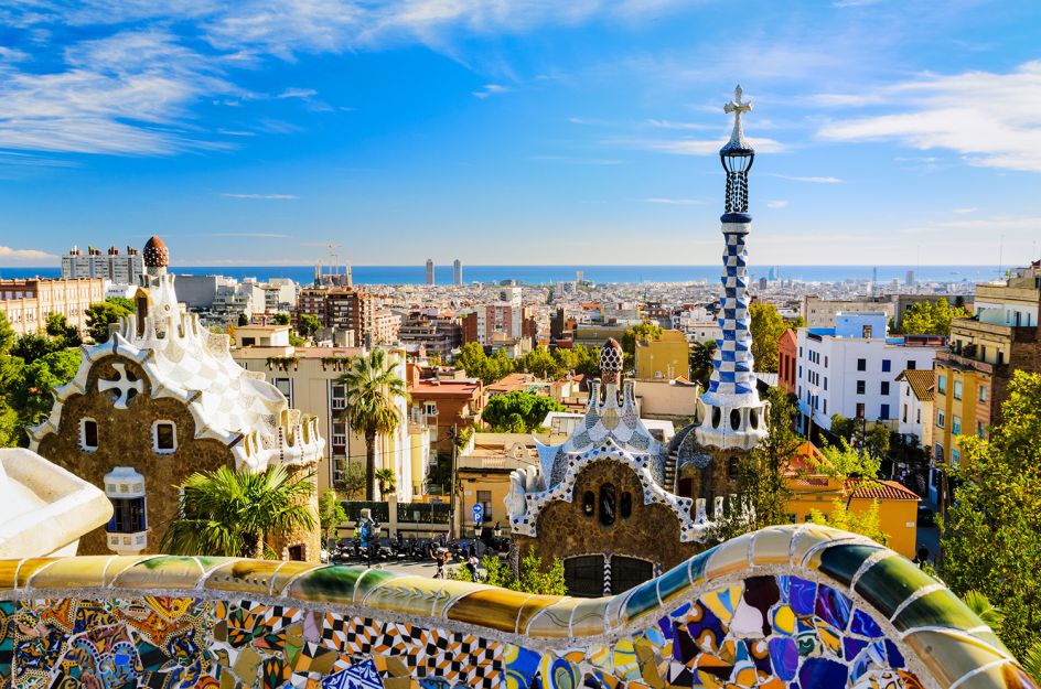 Park Güell, Barcelona. Image licensed via Adobe Stock