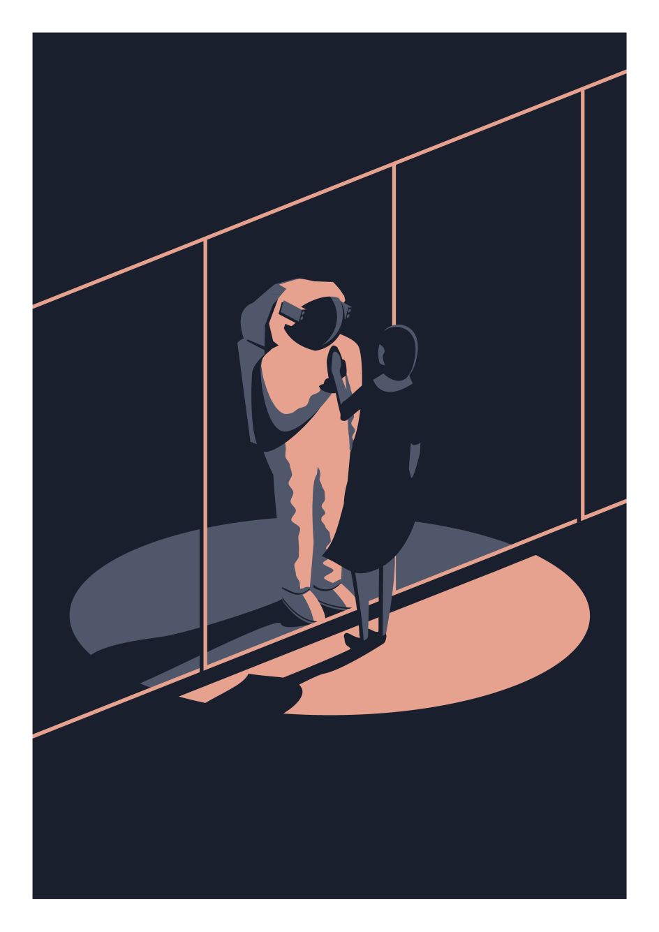 Departure Print by Ed Blunt