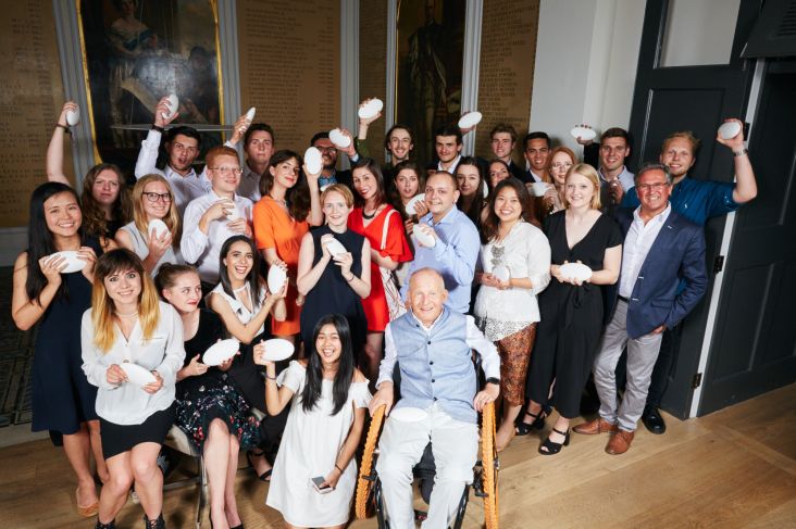 RSA Student Design Awards Class of 2017 with David Constantine and Clive Grinyer