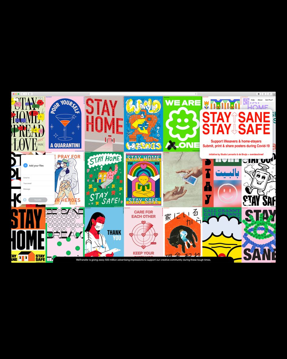 SSSS collaboration with WeTransfer