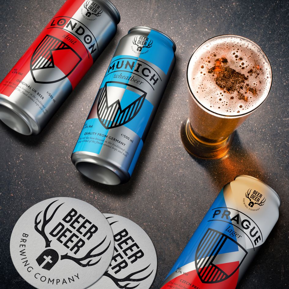 Beer Deer Packaging Concept by Dmitry Kultygin is Winner in Packaging Design Category, 2018 - 2019