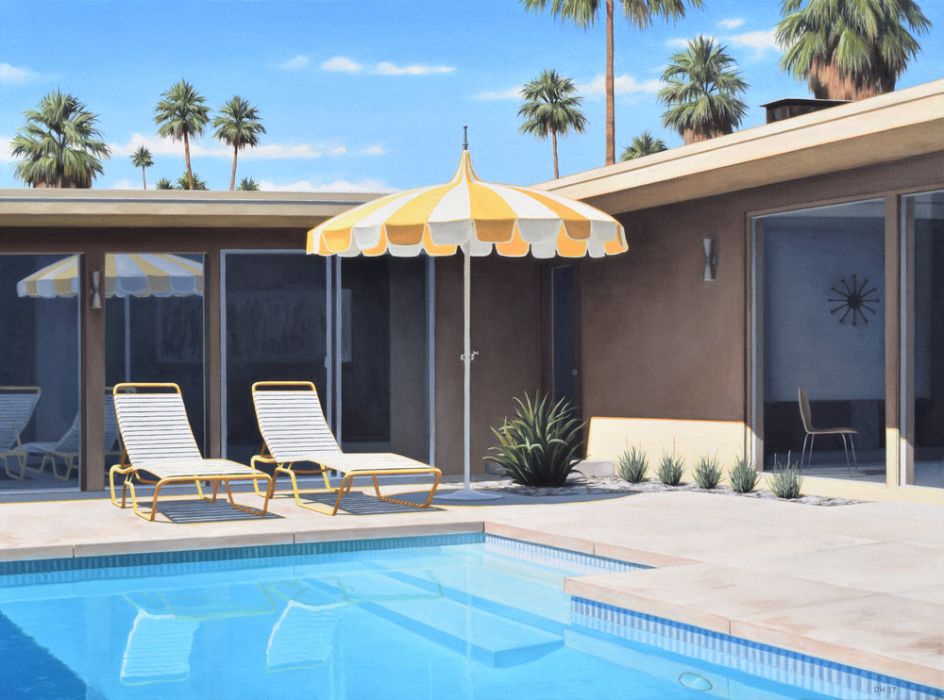 Lounge Chairs and Umbrella. © Danny Heller