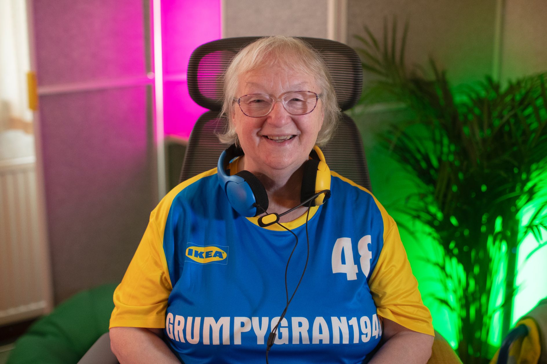 IKEA appoints 'grumpy gran' as the face of its new gaming range ...