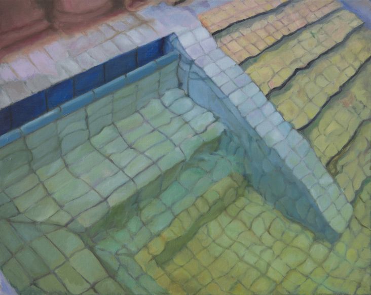 Adriana Varejão Budapeste III, 2018 Oil on canvas 40 x 50 cm 15 3/4 x 19 3/4 in © Adriana Varejão Courtesy the artist and Victoria Miro, London/Venice