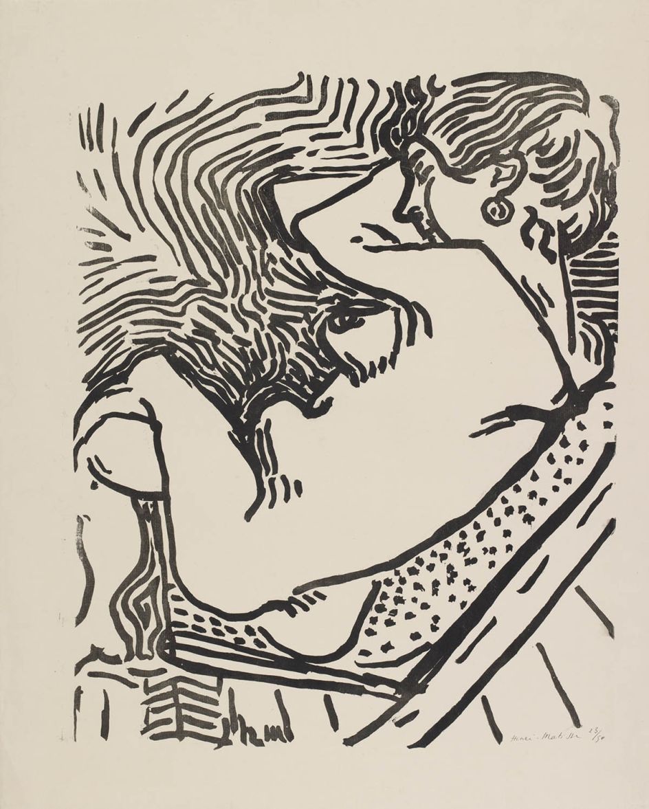 Henri Matisse, Le Grand Bois Large Woodcut, Arts Council Collection, Southbank Centre, London © the artist. DACS 2019