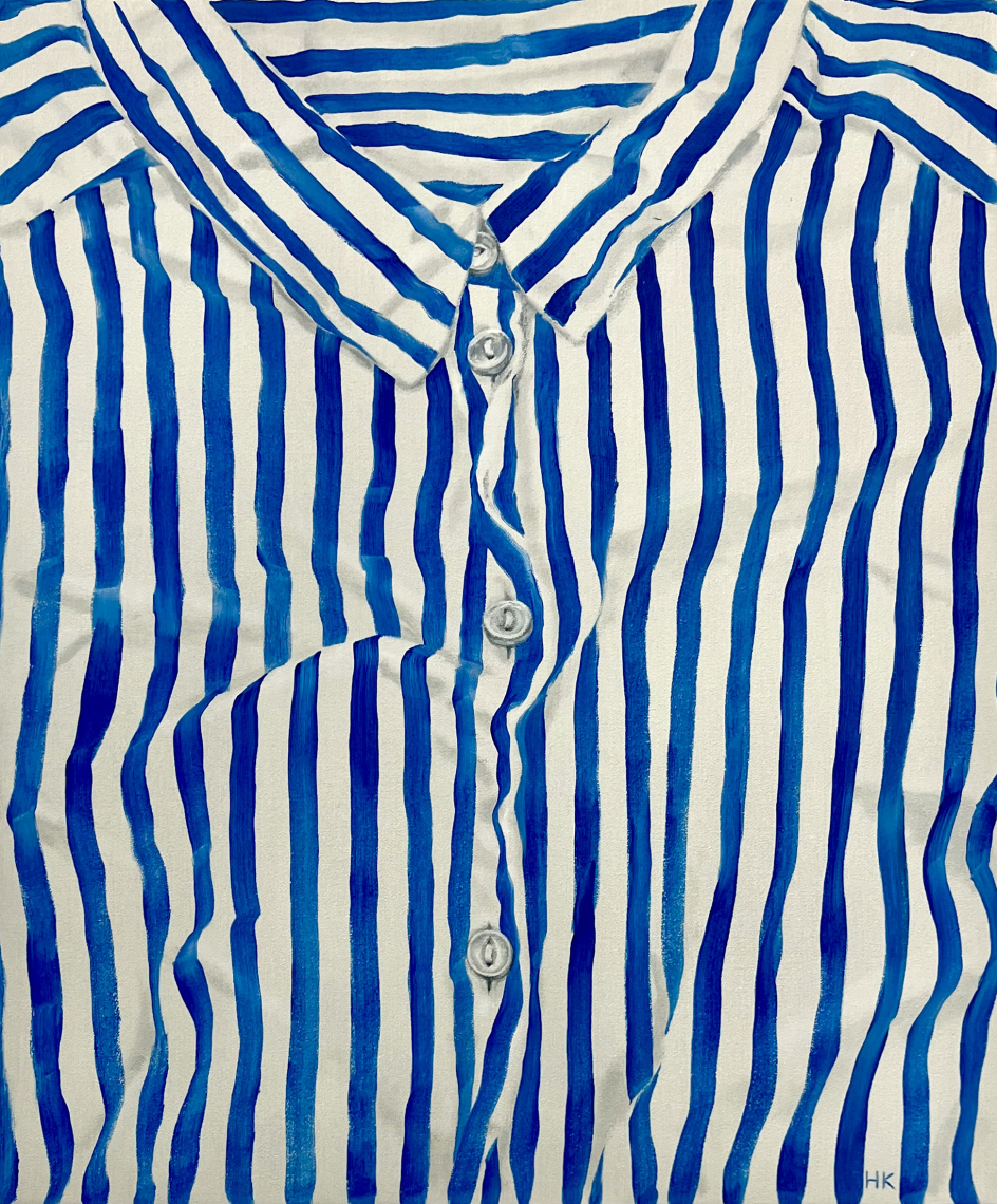 Silk Blue Stripe © Hannah Knox, 2025