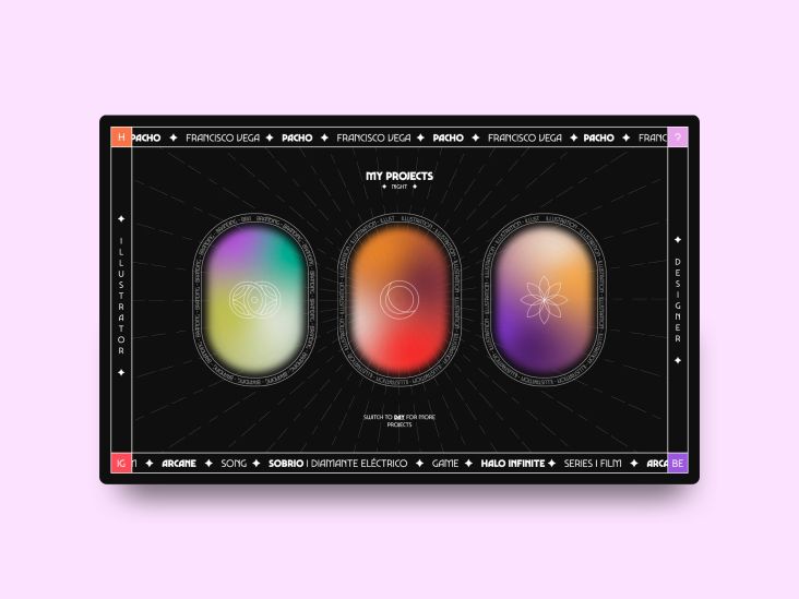 Francisco Vega, portfolio – one of the best portfolios to be created at Wix Playground