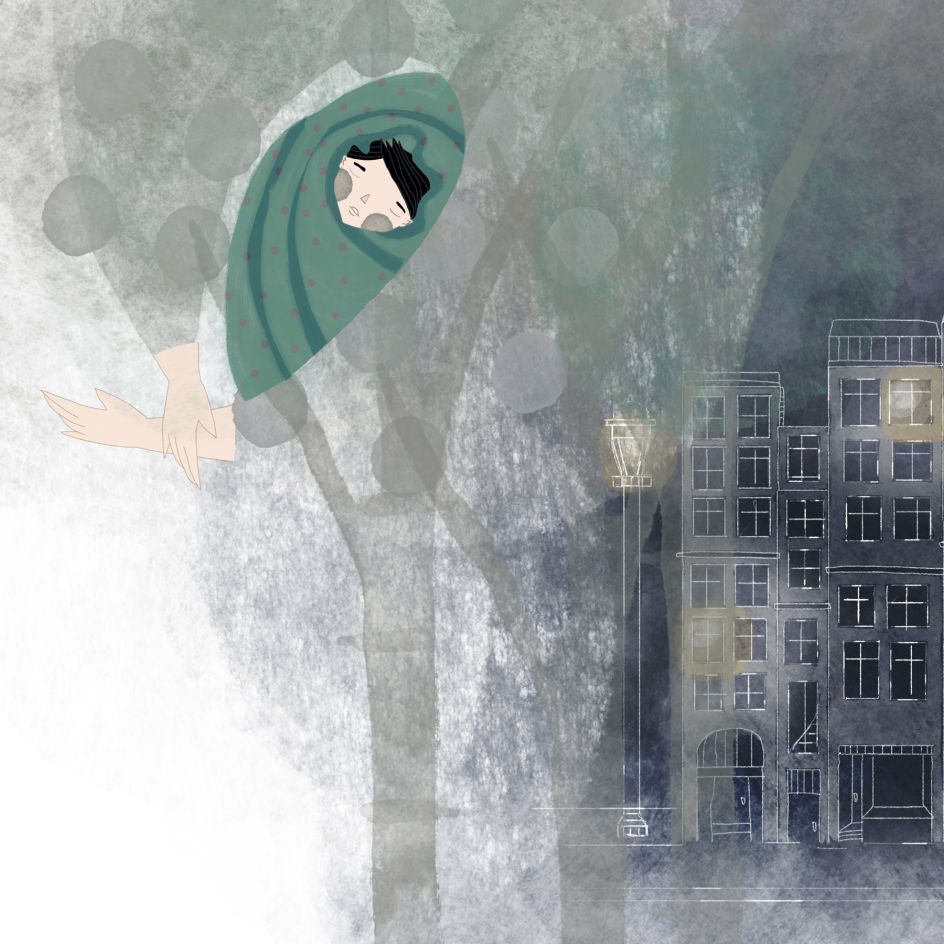 Seven Haunted Crows Book by Mariela Katiuska Baez Ramirez. Winner in the Graphics and Visual Communication Design Category, 2019-2020.