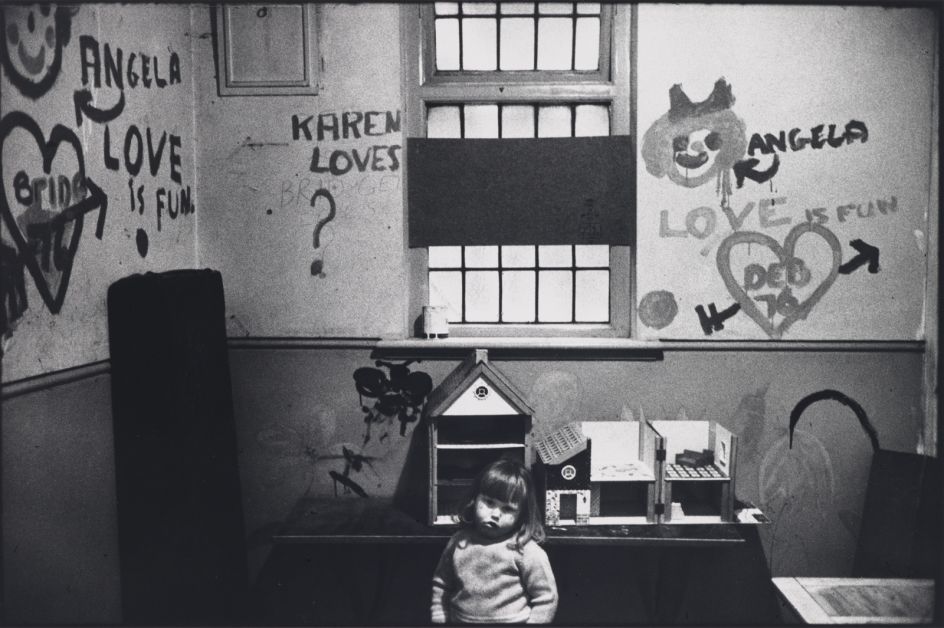Marketa Luskacova Child in Chiswick Womens Aid, London, 1976, 1976 Arts Council Collection, Southbank Centre, London © MARKETA LUSKACOVA