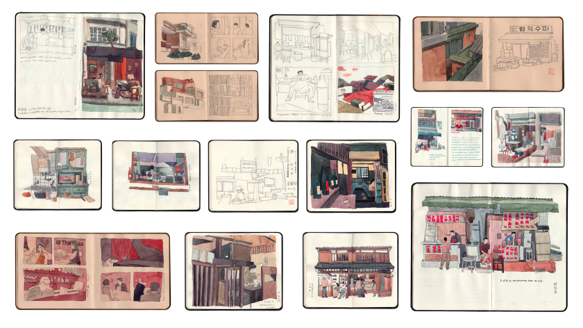 Illustrator Léon Moh-Cah on how she connected to people around the world with her sketchbook