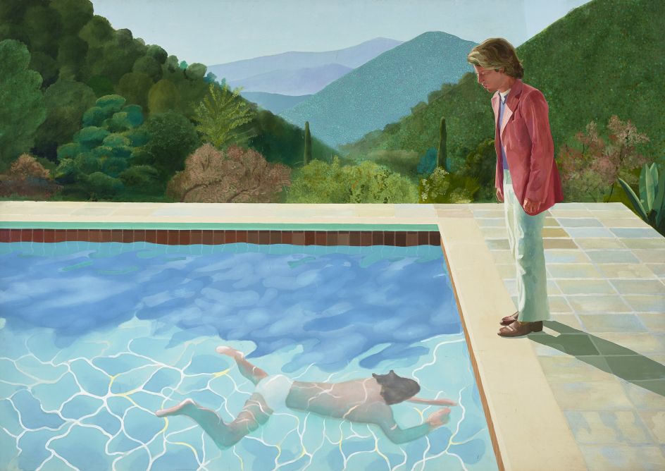David Hockney - Portrait of an Artist (Pool with Two Figures) 1972 - © David Hockney