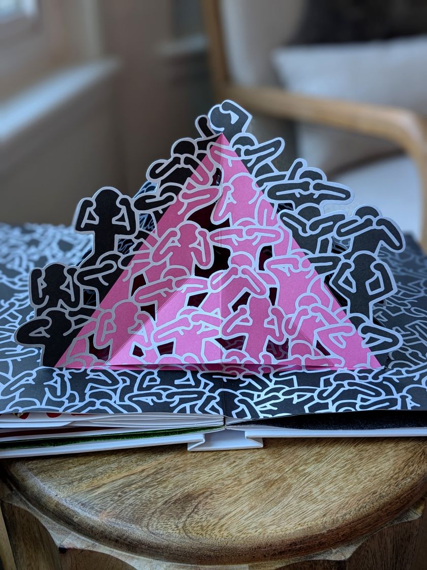 Keith Haring's iconic art is brought to life in a new pop-up book