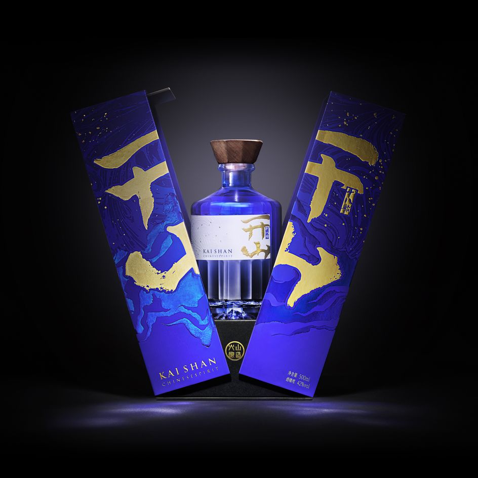 Kaishan Chinese Spirit 18 Neo-Chinese Spirit Package by Jansword Zhu is Winner in Packaging Design Category, 2018 - 2019