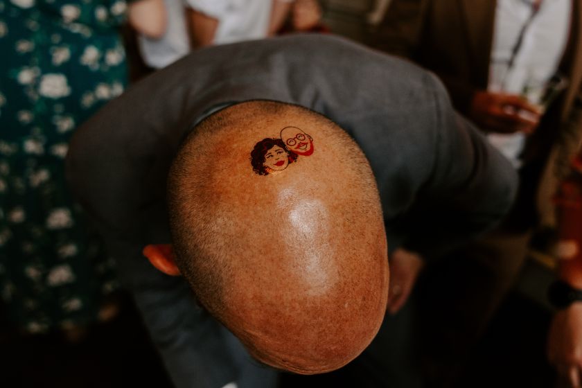 Lottie Petersen. Photography by Nicki Shea at Wedding Banner: The Banner Department