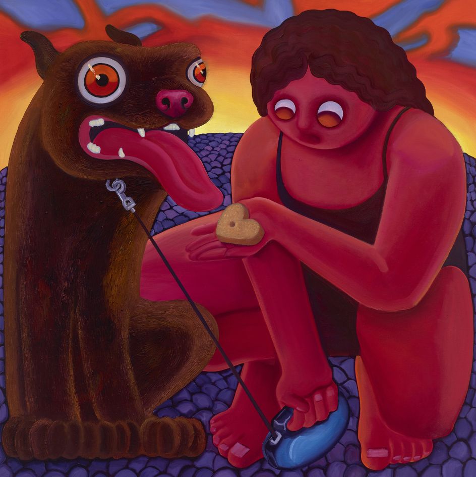 Dog Treat, 2022. Image courtesy the artist, Library Street Collective, Detroit; and albertz benda, New York and Los Angeles. Photo by Thomas Dubrock