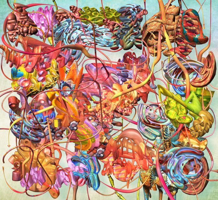 Rapid Gaze Polynomials Embedded in Infinite Variables, 2021 © Ryota Matsumoto