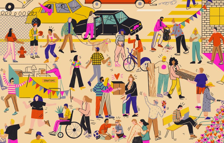 Illustration for Lyft & The Atlantic