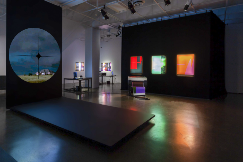 TOTAL SCREEN  exhibition, UQAM Center of Design, 2021, Photography by Michelle Brunelle