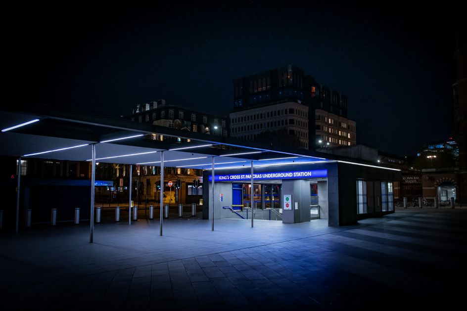King’s Cross St Pancras Underground Station, 20 April 2020 © Jan Enkelmann