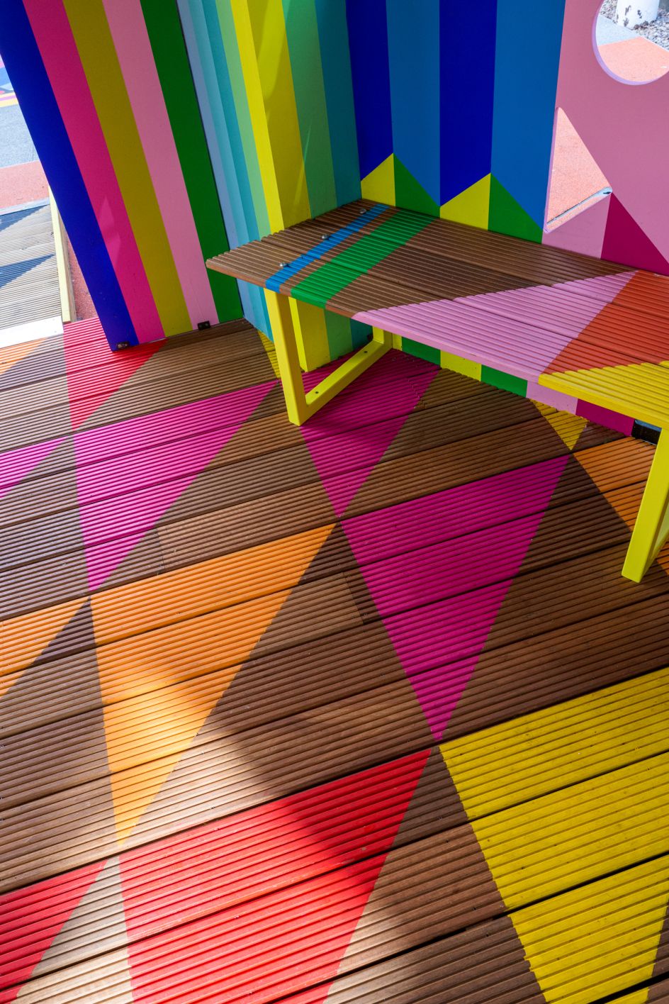 Joy Garden © Morag Myerscough. Photography: Gareth Gardner