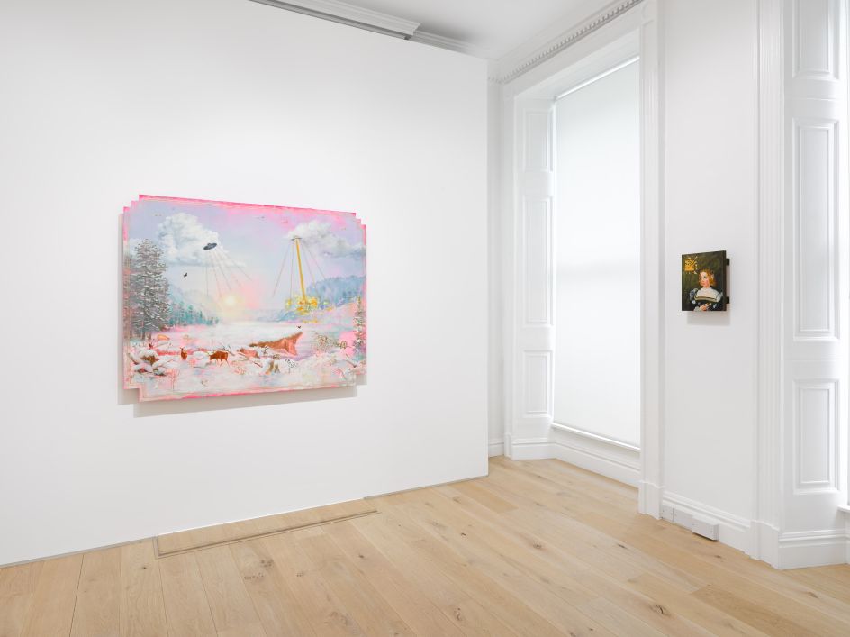 Installation view, Tursic & Mille: Strange Days, Galerie Max Hetzler, London, 22 June - 7 August 2021 © Tursic & Mille. Courtesy the artists and Galerie Max Hetzler Berlin | Paris | London. Photo: Jack Hems