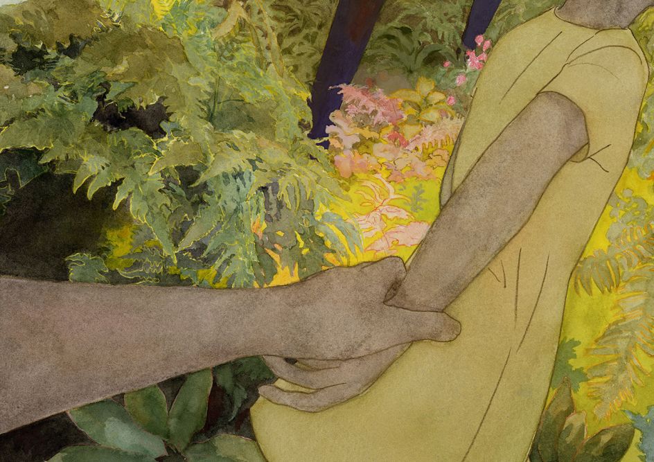 The book is beautifully bought to life with traditional mediums