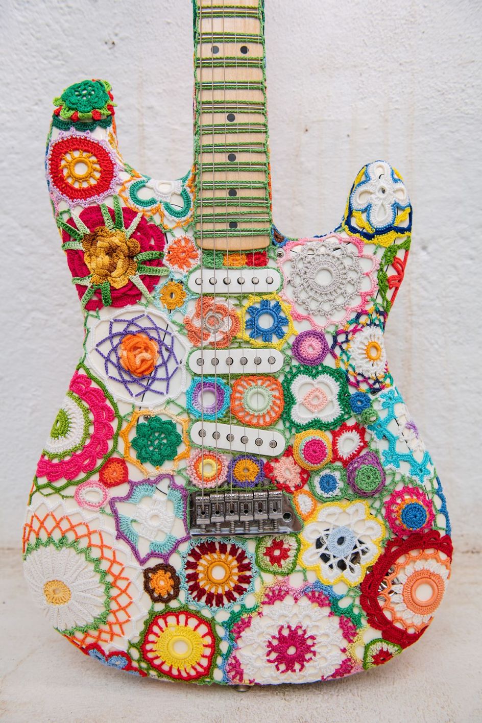 Guitar by Joana Vasconcelos. Image © Louise Haywood-Schiefer
