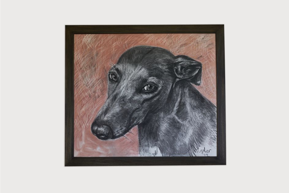 Storm Head, 111 X 127cm, photo by Tania Dolvers, courtesy of Hignell Gallery