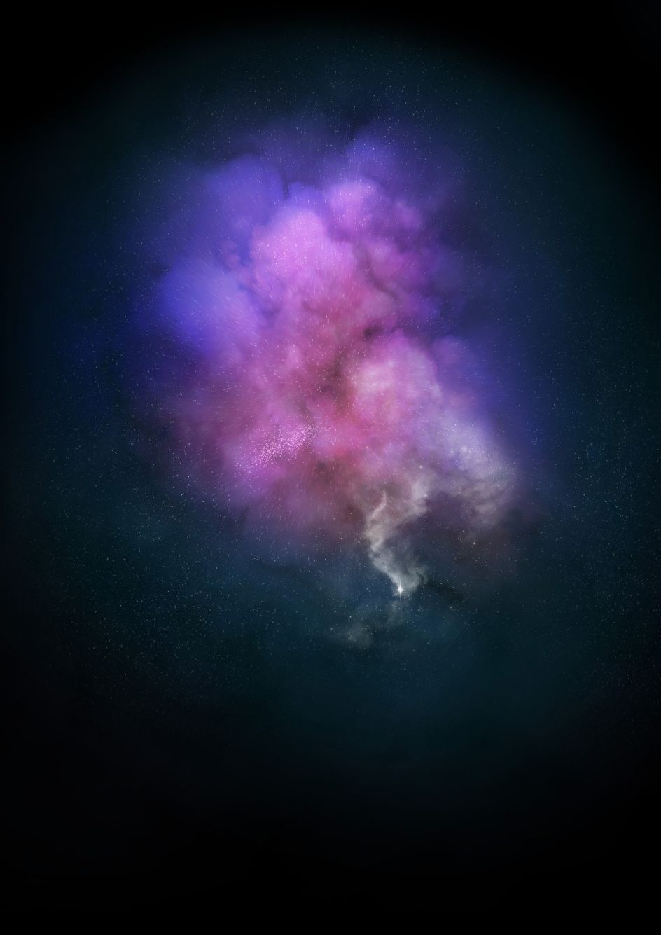 Galaxy Explosion (Diamond Dust - Purple).