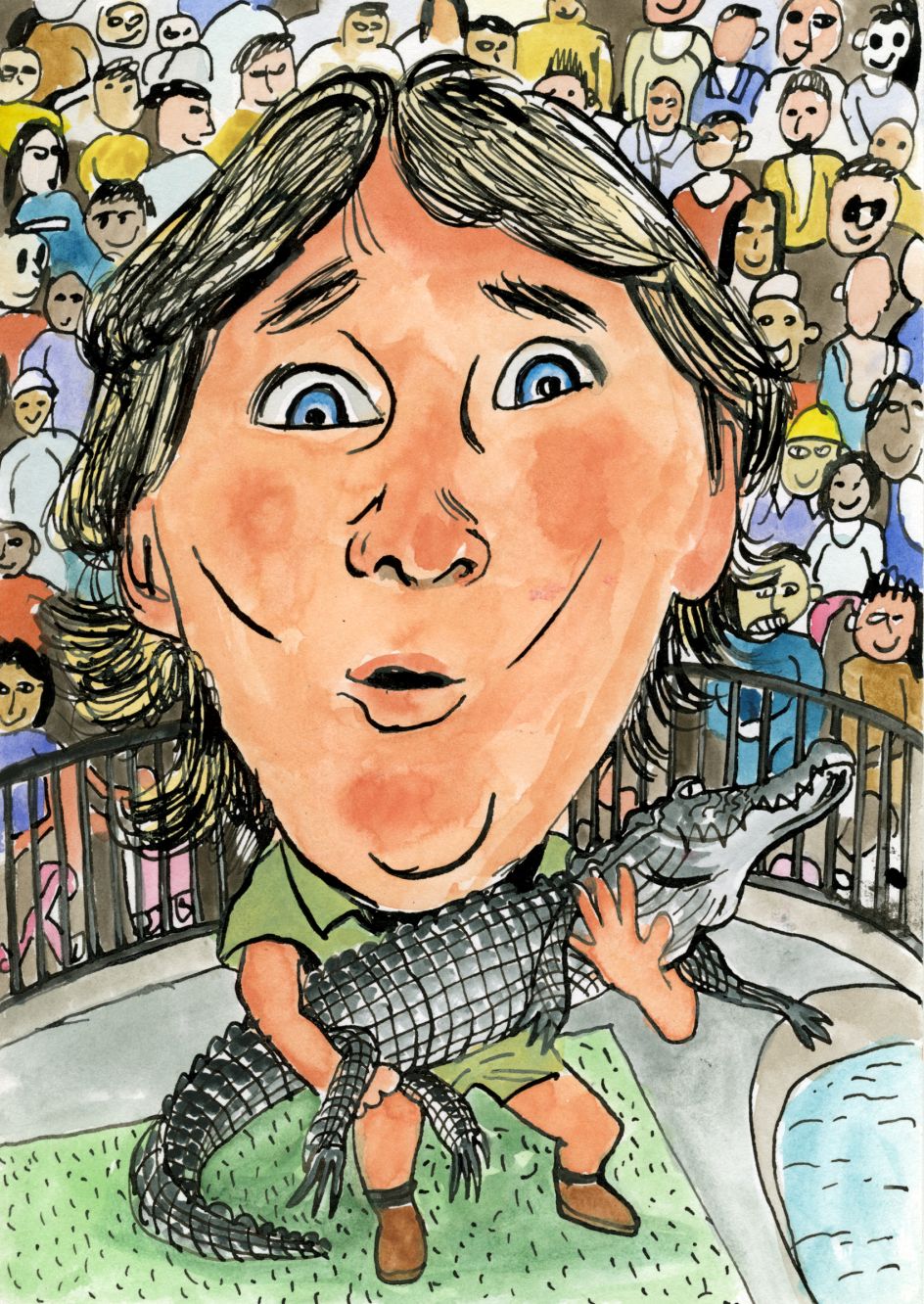 Steve Irwin © Wilfrid Wood