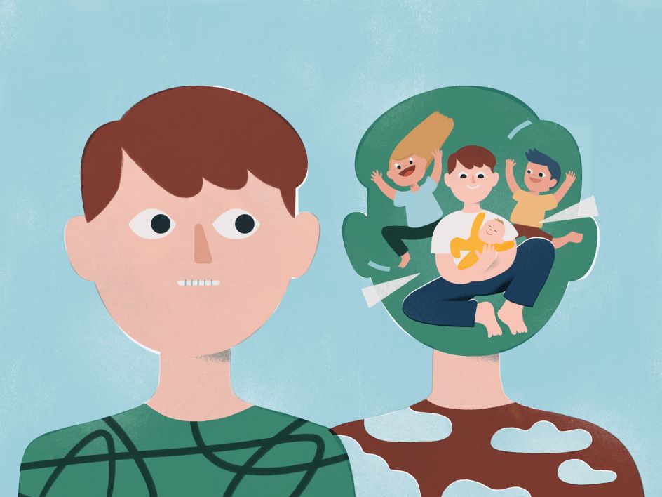 What scares you today could be the key for your happiness tomorrow. Illustration made for Futura (Corriere Della Sera)