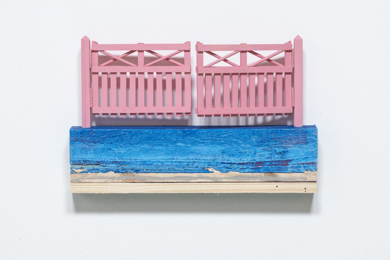 Lauden, 2019 Softwood, Plaster, Spray Paint, and Jesmonite Dye 33 x 50 x 6.5. All images courtesy of JGM Gallery and the artist. Via Creative Boom submission.