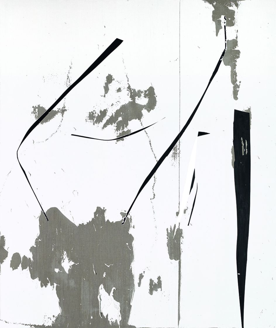 Secundino Hernández Untitled, 2017 Acrylic, rabbit skin glue, chalk, calcium carbonate and titanium white on linen 311 x 261 x 15 cm 122 1/2 x 102 3/4 x 5 7/8 in Courtesy the Artist and Victoria Miro, London © Secundino Hernández