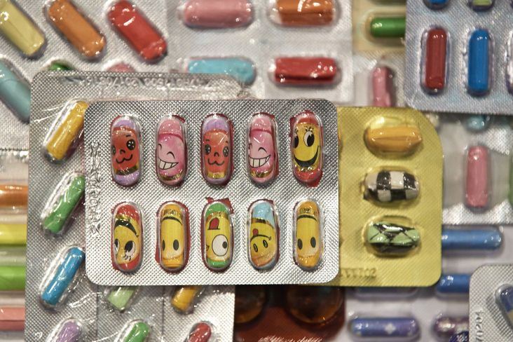 Wishing Capsules (Detail) by Zhang Yanzi at Surgeons’ Hall Museums. Credit: John McKenzie and Galerie Ora-Ora