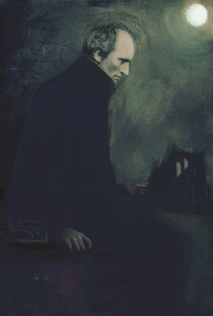 Illustration by David McConochie from The Folio Book of Ghost Stories, © David McConochie