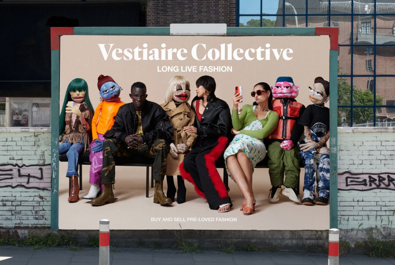 Puppets made from pre-loved clothing strut the catwalk in new campaign for  Vestiaire Collective