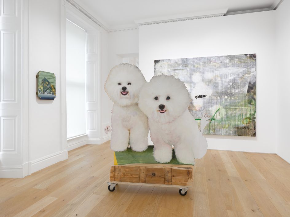 Installation view, Tursic & Mille: Strange Days, Galerie Max Hetzler, London, 22 June - 7 August 2021 © Tursic & Mille. Courtesy the artists and Galerie Max Hetzler Berlin | Paris | London. Photo: Jack Hems