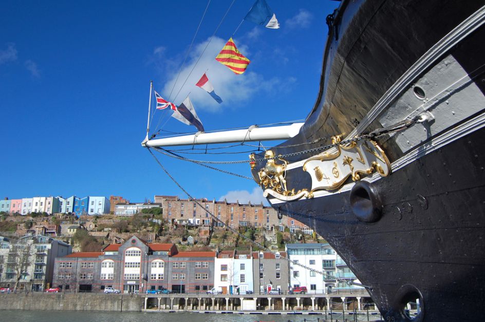 Bow of the SS Great Britain in Bristol harbour / Shutterstock.com