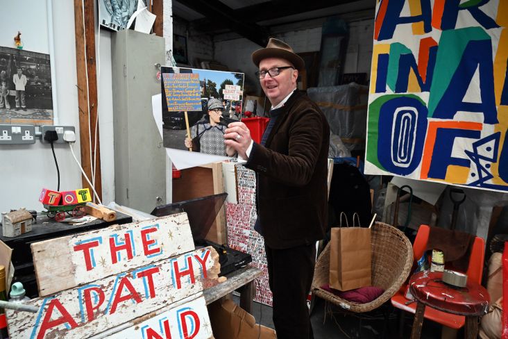 Bob and Roberta Smith, photo by John Millar