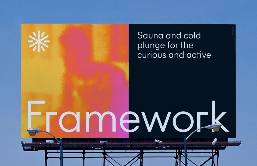 Steam meets ice in Franklyn's branding for unusual new sauna startup