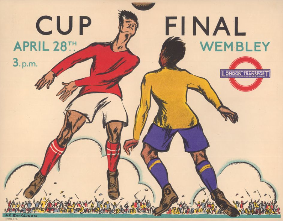 Cup Final, by Anna Katrina Zinkeisen, 1934