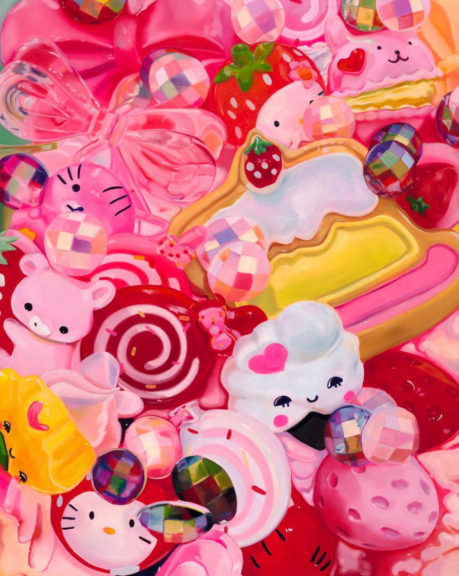 Everything’s Coming Up Roses, oil on canvas 48x60