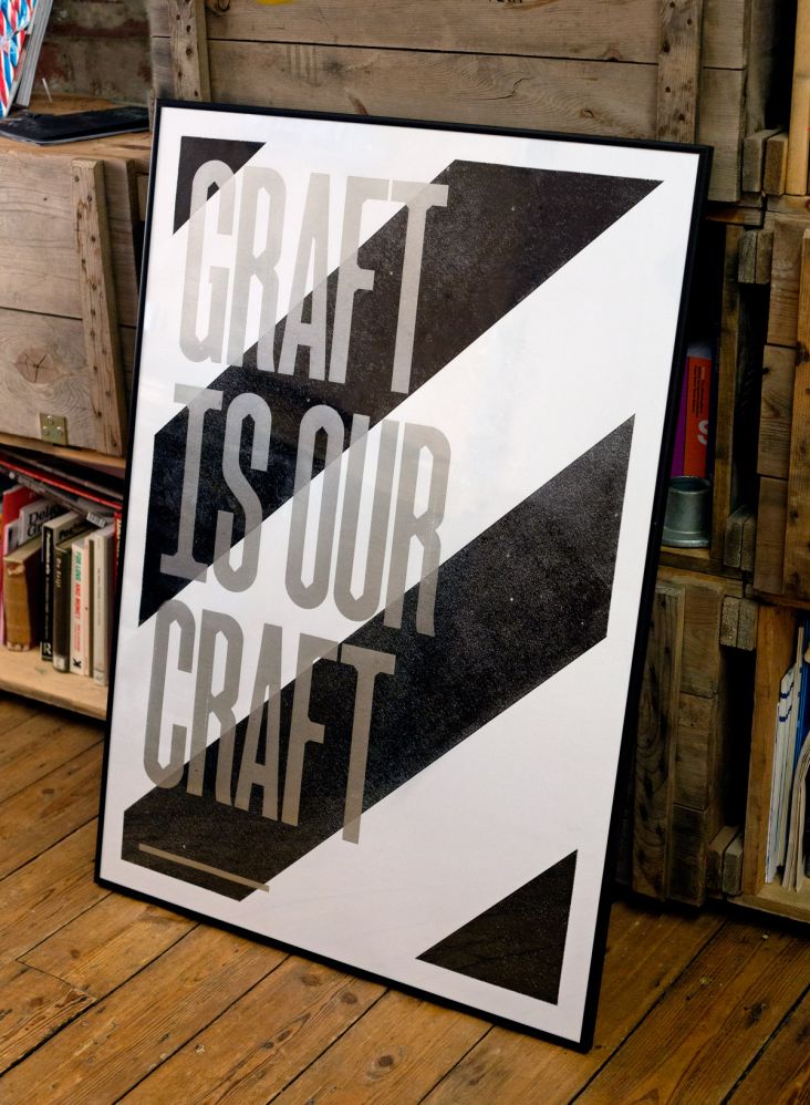 Graft typeface, designed by Split. All images courtesy of Split. Via Creative Boom submission.