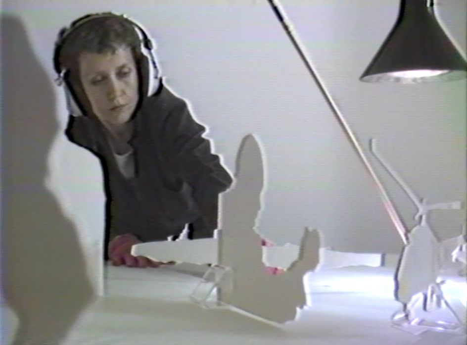 Rose Finn-Kelcey, Cutout (film still), c. 1982